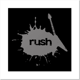 vintage rush band` Posters and Art